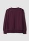 Purple cotton-blend crew-neck sweatshirt_2