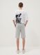 Boys&rsquo; grey cotton-blend comfort-fit shorts_1