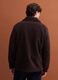 Brown regular-fit sweatshirt with collar_3