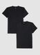 2er-Pack schwarze T-Shirts aus elastischer Mikrofaser, Regular Fit_4