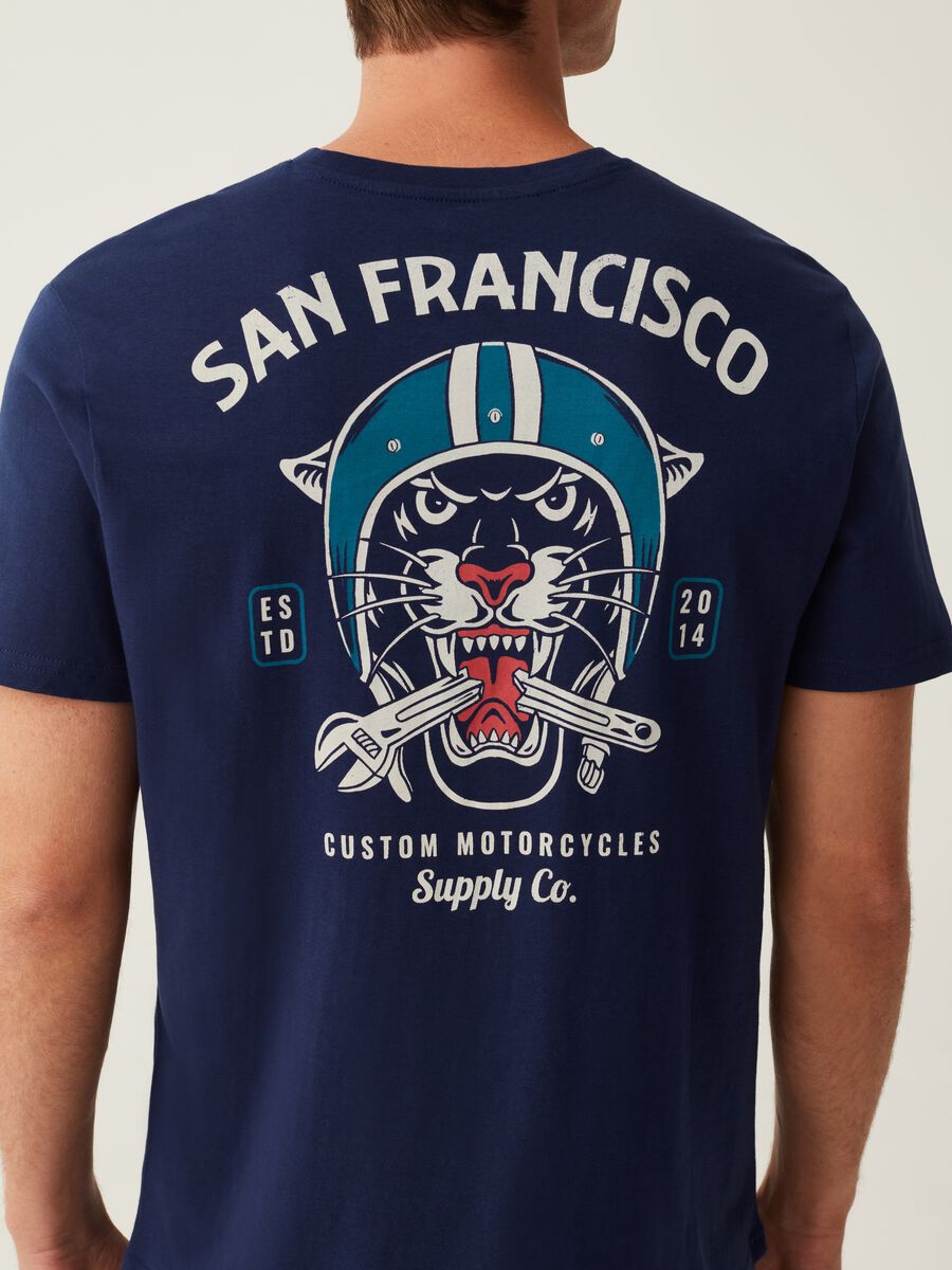 T-shirt con stampa Motorcycle San Francisco_1
