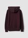 Red pure cotton oversized hoodie_6