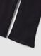 Schwarze Flare-Hose aus Bio-Baumwolle_3
