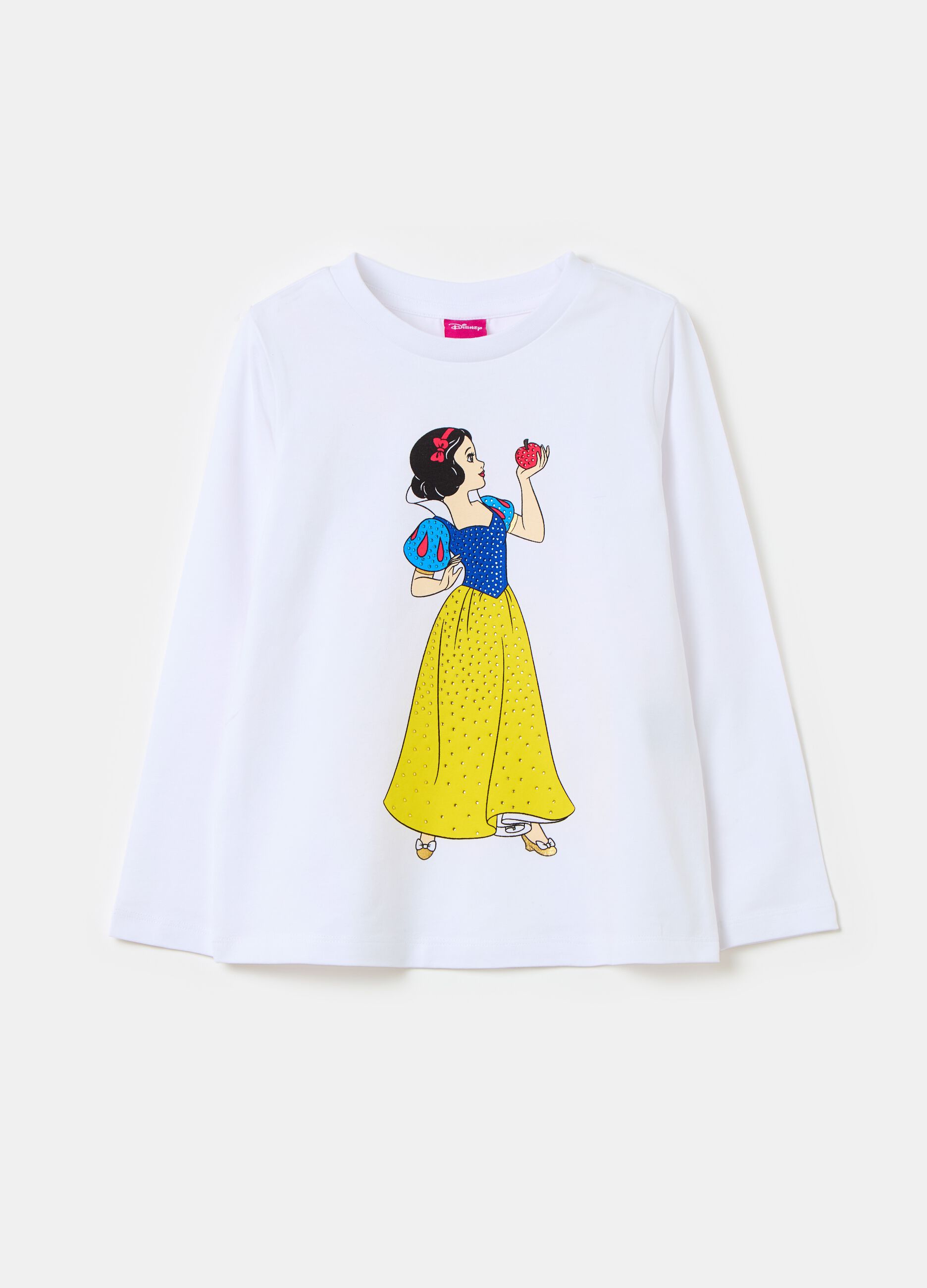 T-shirt with long sleeves and Snow White print