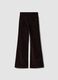 Brown bootcut stretch cotton jeans_6