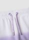 Short viola in misto cotone con vita elasticizzata per bambina regular fit_3