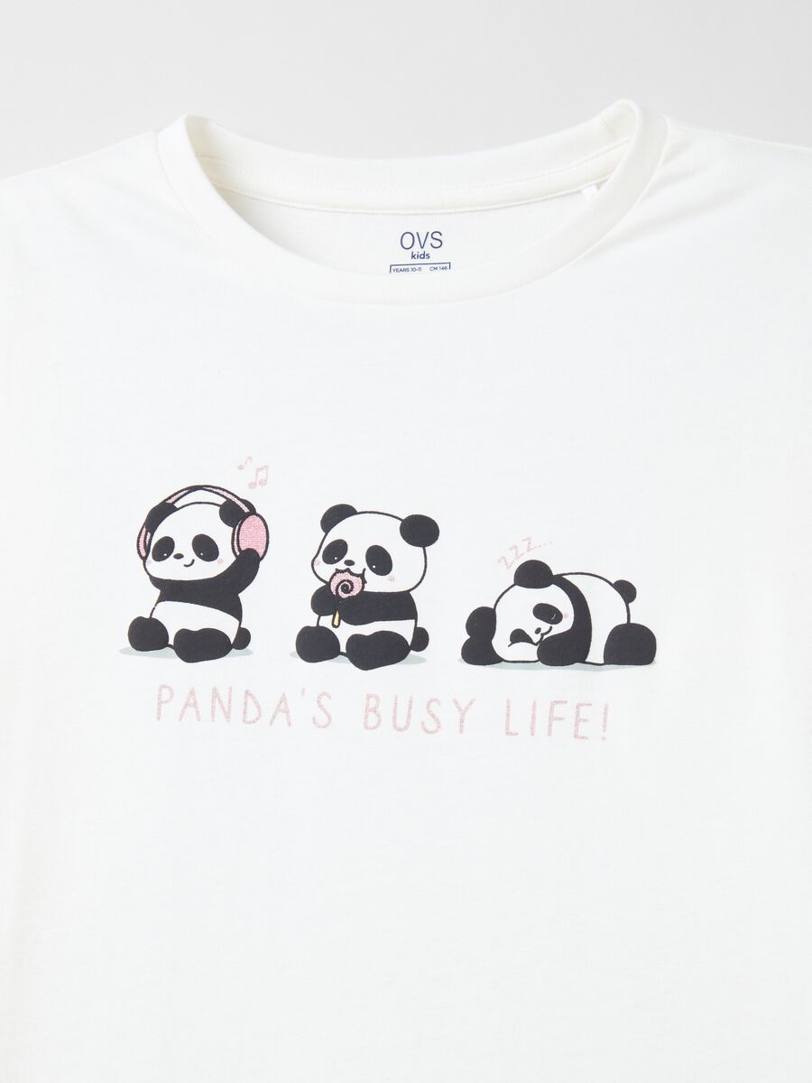 Cotton pyjamas with panda print_2