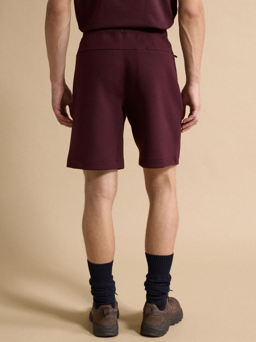 Breathable brown 2-way stretch shorts_3