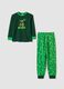 Gr&uuml;ner Pyjama aus reiner Bio-Baumwolle mit Minecraft-Print f&uuml;r Jungen_0