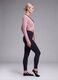 Schwarze Slim-Fit-Leggings aus Stretchmaterial mit regul&auml;rer Taille ALTAVIA STUDIO_1