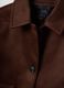 Brown regular fit jacket with buttons and pockets_5