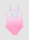 Pink stretch fabric swimsuit_1