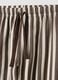 Brown pure organic cotton striped pyjamas, regular fit_5
