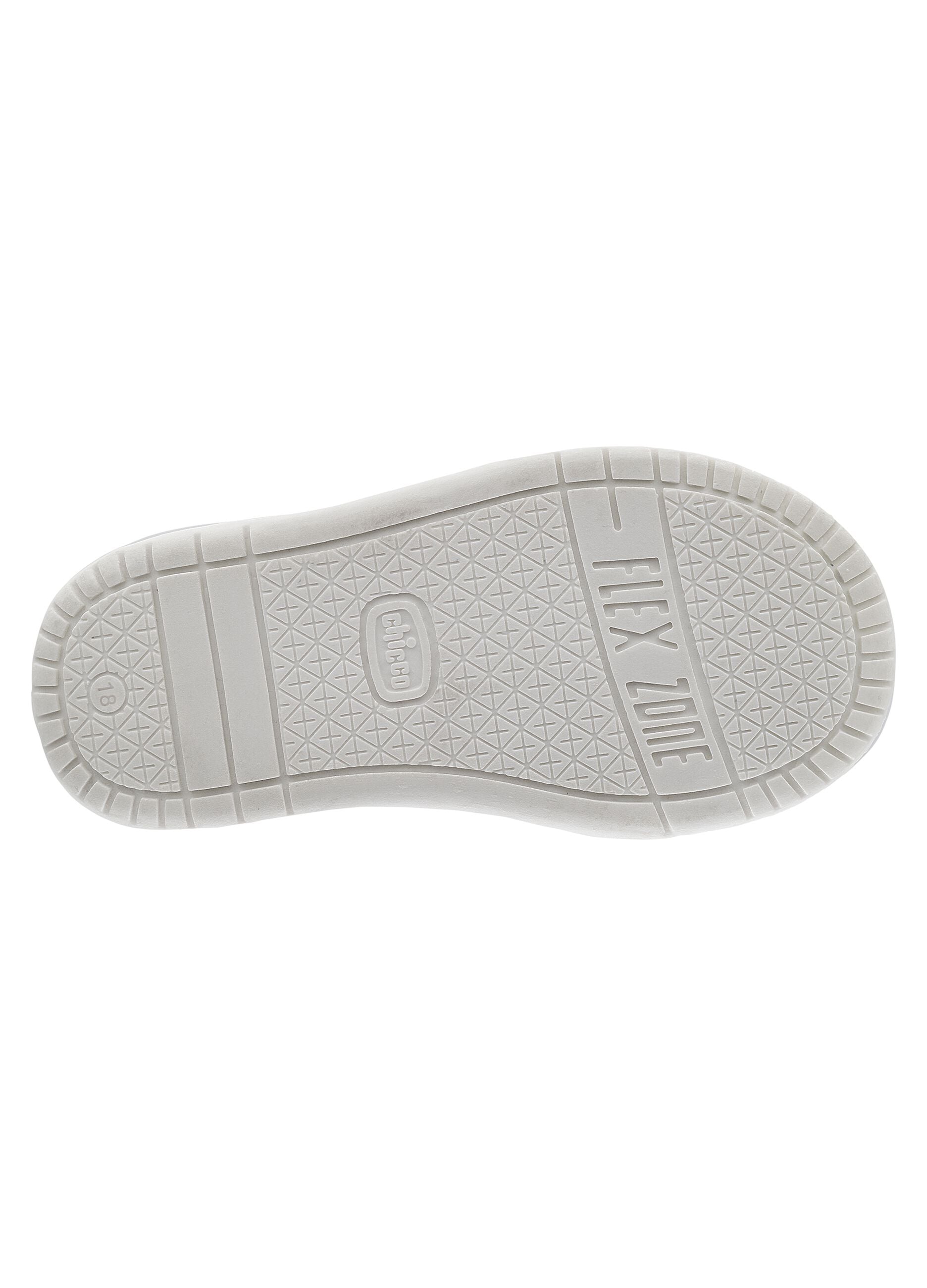 Sapatilhas Chicco bege com tira de velcro