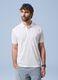 White ALTAVIA SAILING polo shirt with breathable classic collar_0