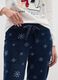 Regular fit festive pyjamas in multicoloured fleece blend_3