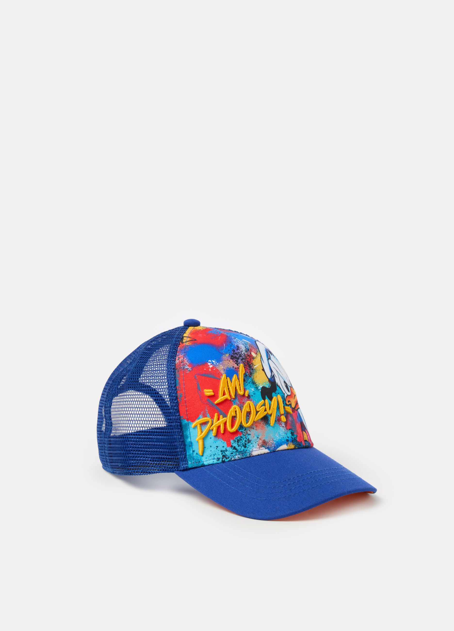 Baseball cap with Donald Duck 90 print