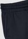 Regular fit blue cotton blend jogger trousers_5