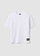 &Lambda;&epsilon;&upsilon;&kappa;ό oversized T-shirt &alpha;&pi;ό 100% &omicron;&rho;&gamma;&alpha;&nu;&iota;&kappa;ό &beta;&alpha;&mu;&beta;ά&kappa;&iota; &mu;&epsilon; &upsilon;&phi;ή &kappa;&eta;&rho;ή&theta;&rho;&alpha;&sigmaf; &gamma;&iota;&alpha; &alpha;&gamma;ό&rho;&iota;_0