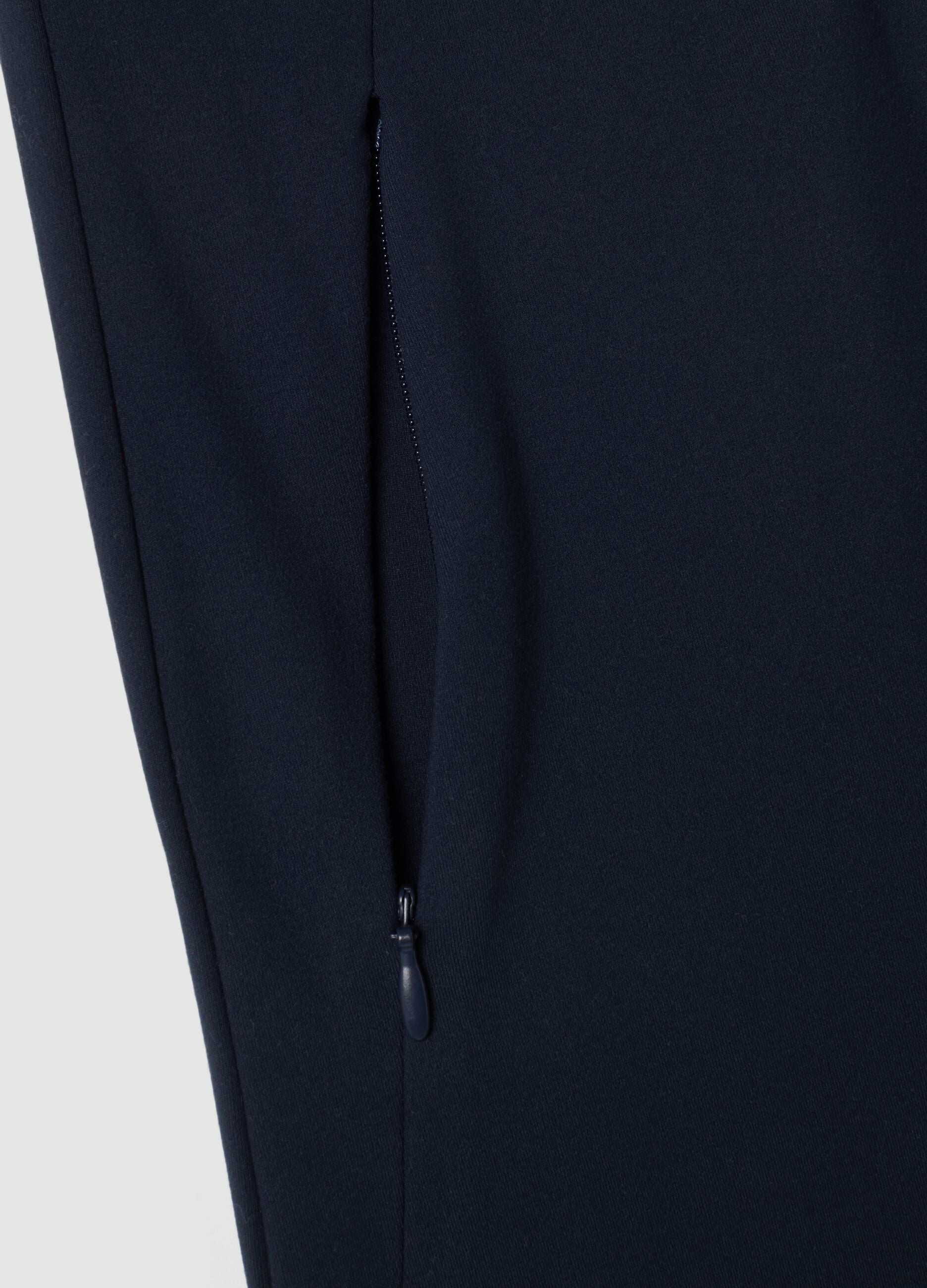 Blue stretch wide-leg trousers ALTAVIA STUDIO