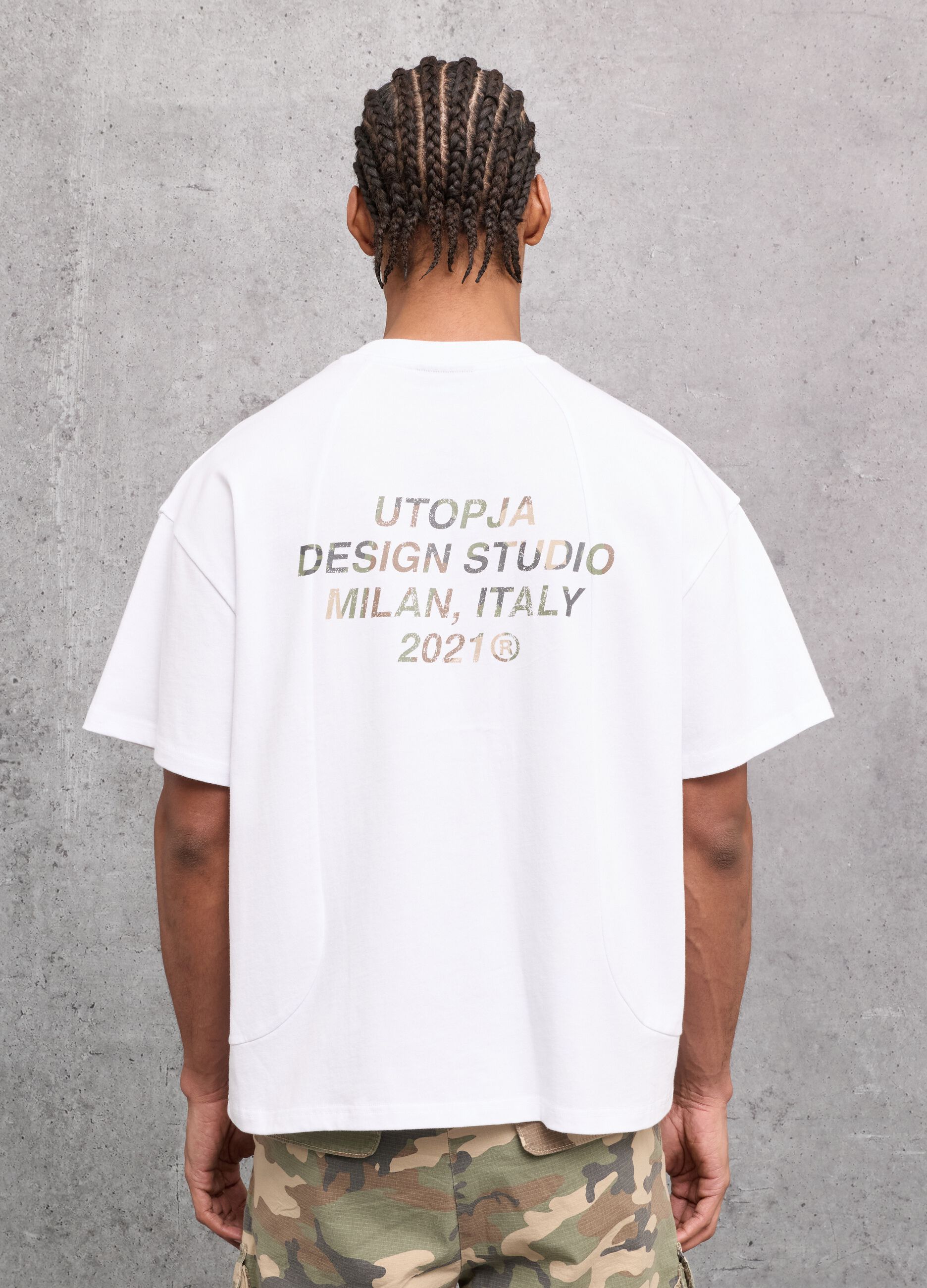 White Graphic Pocket T-shirt