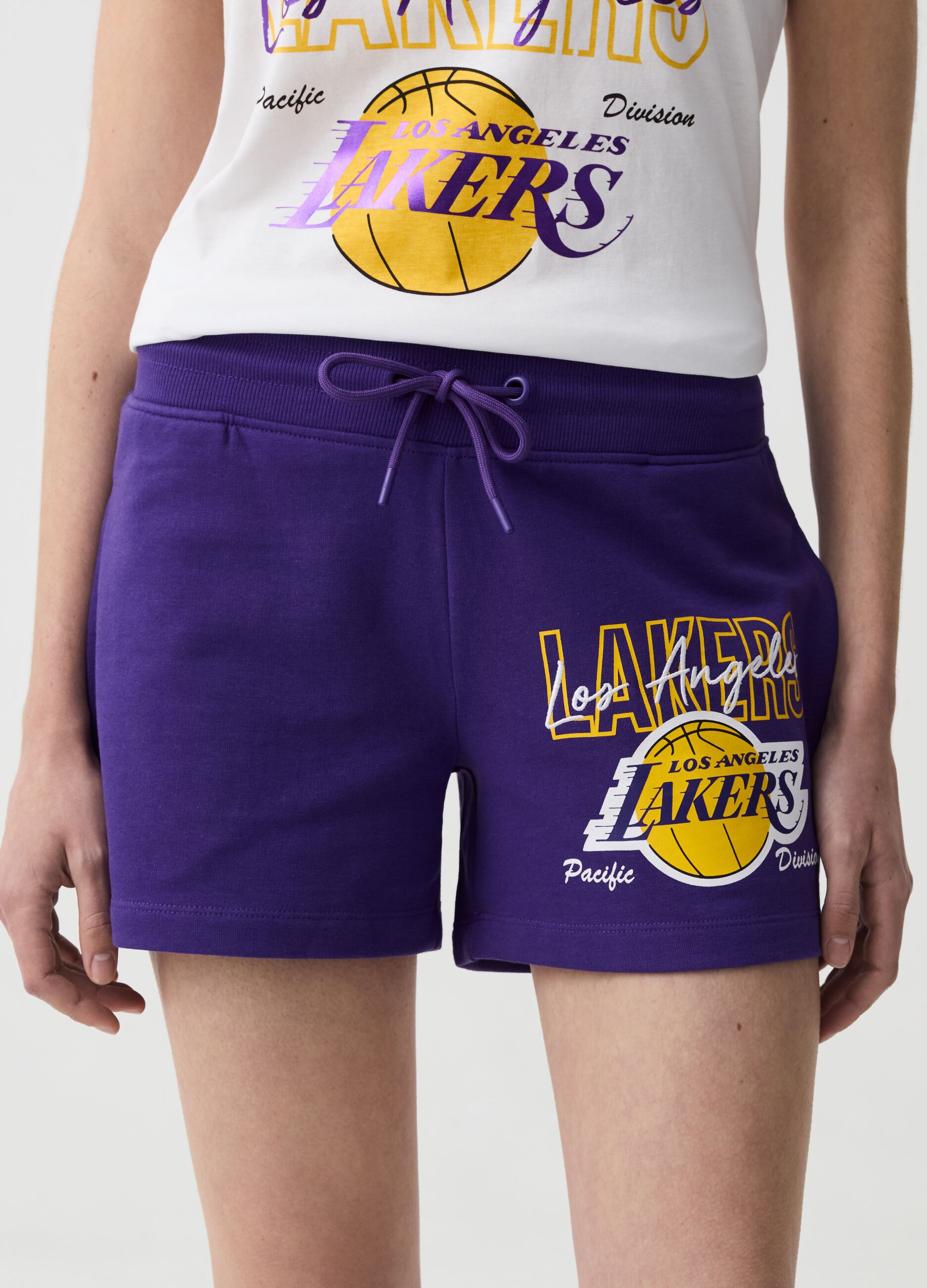 Shorts con stampa NBA Los Angeles Lakers