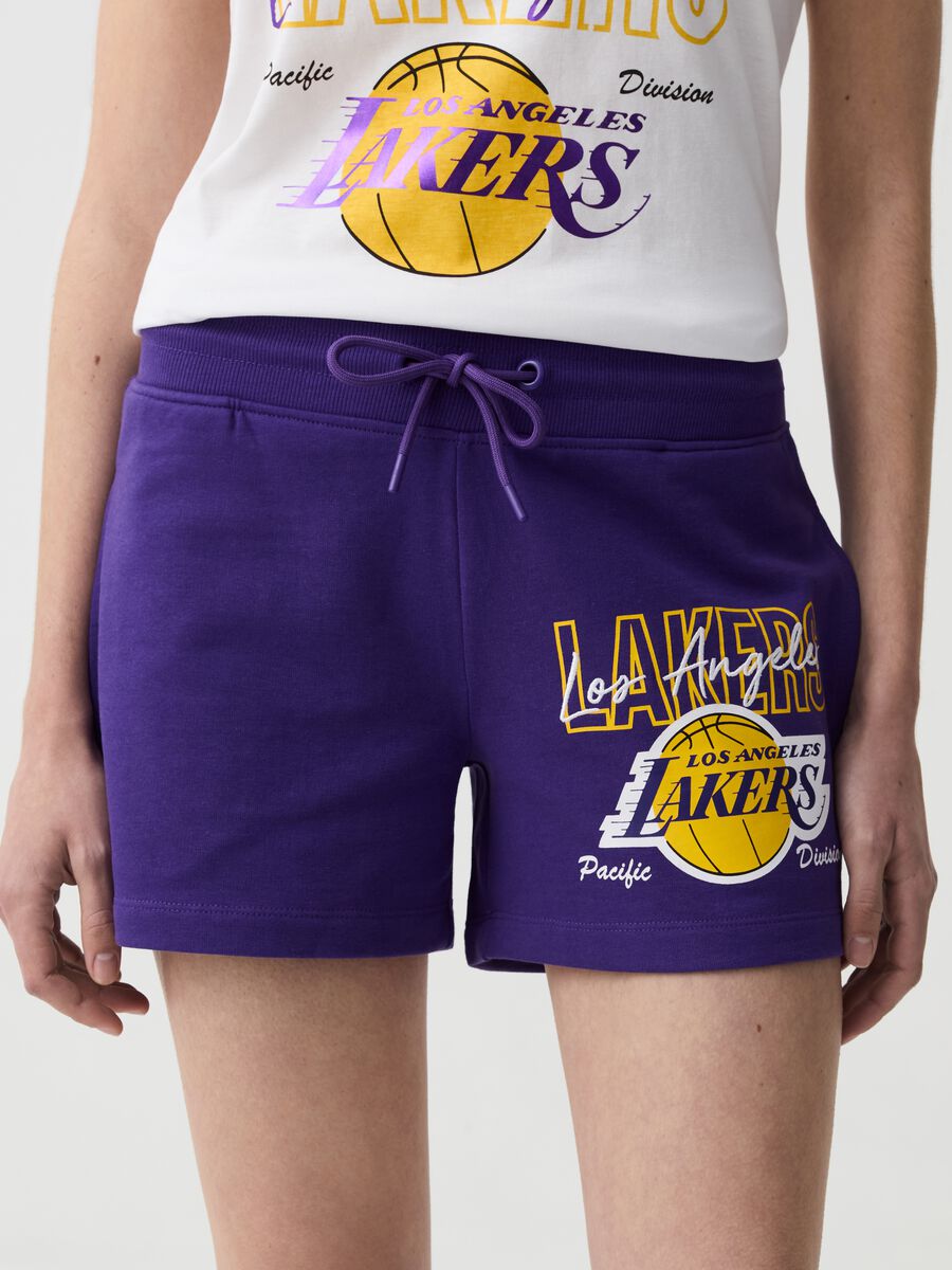 Shorts con stampa NBA Los Angeles Lakers_2