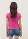 Girls&rsquo; Pink Stretch Cotton T-Shirt, Regular Fit_1