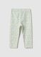 Multicolour Stretch Cotton Leggings for Slim Fit Baby Girl_1