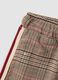 Girls&rsquo; multicolour stretch viscose checked culotte trousers_2