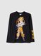 Long-sleeved T-shirt with Goku print_3