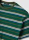 Pure Cotton Multicolour Striped T-shirt Regular Fit_5