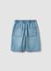 Blaue Denim-Shorts f&uuml;r Jungen aus Baumwollmix, Straight Fit_4