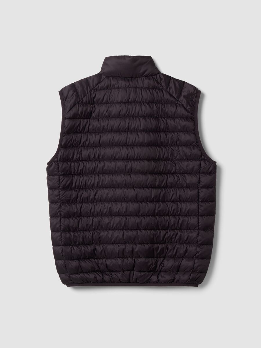 Purple Ultralight padded gilet with zip_2