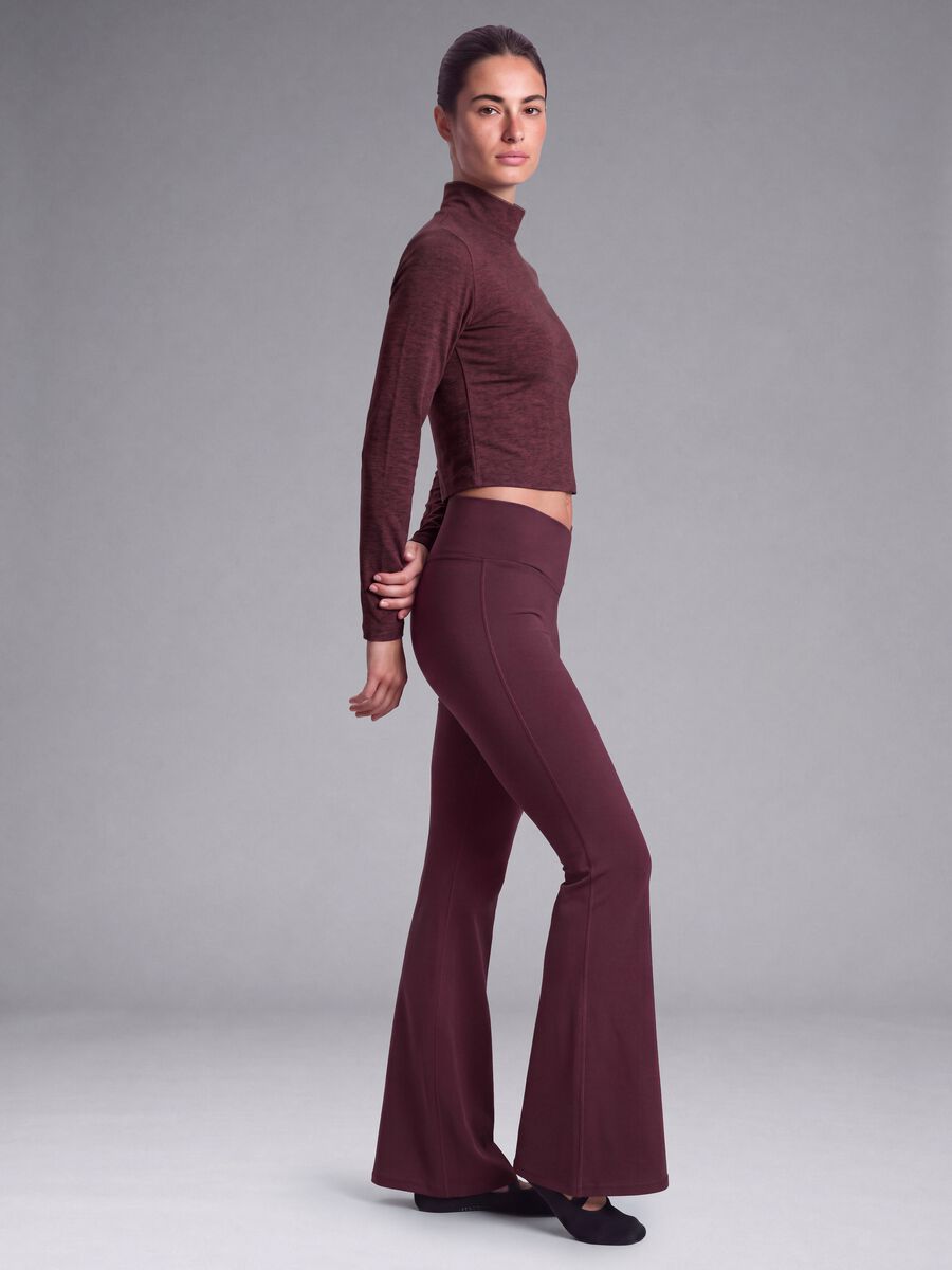 Violette Schlagleggings aus Stretchmaterial ALTAVIA STUDIO_1