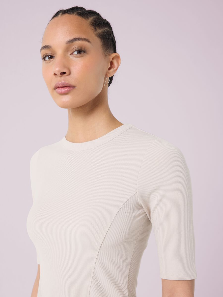 ALTAVIA STUDIO Ribbed Stretch Modal T-shirt_2