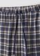Multicolour checked pyjama trousers in pure organic cotton_5