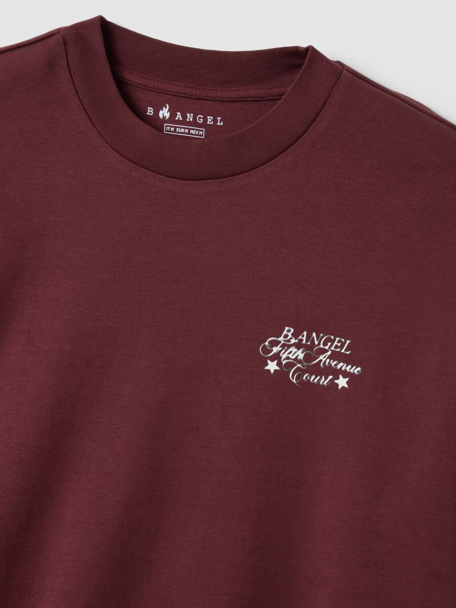 &Kappa;ό&kappa;&kappa;&iota;&nu;&omicron; cropped T-shirt &alpha;&pi;ό 100% &beta;&alpha;&mu;&beta;ά&kappa;&iota; &mu;&epsilon; &sigma;&tau;ά&mu;&pi;&alpha;, boxy fit_1