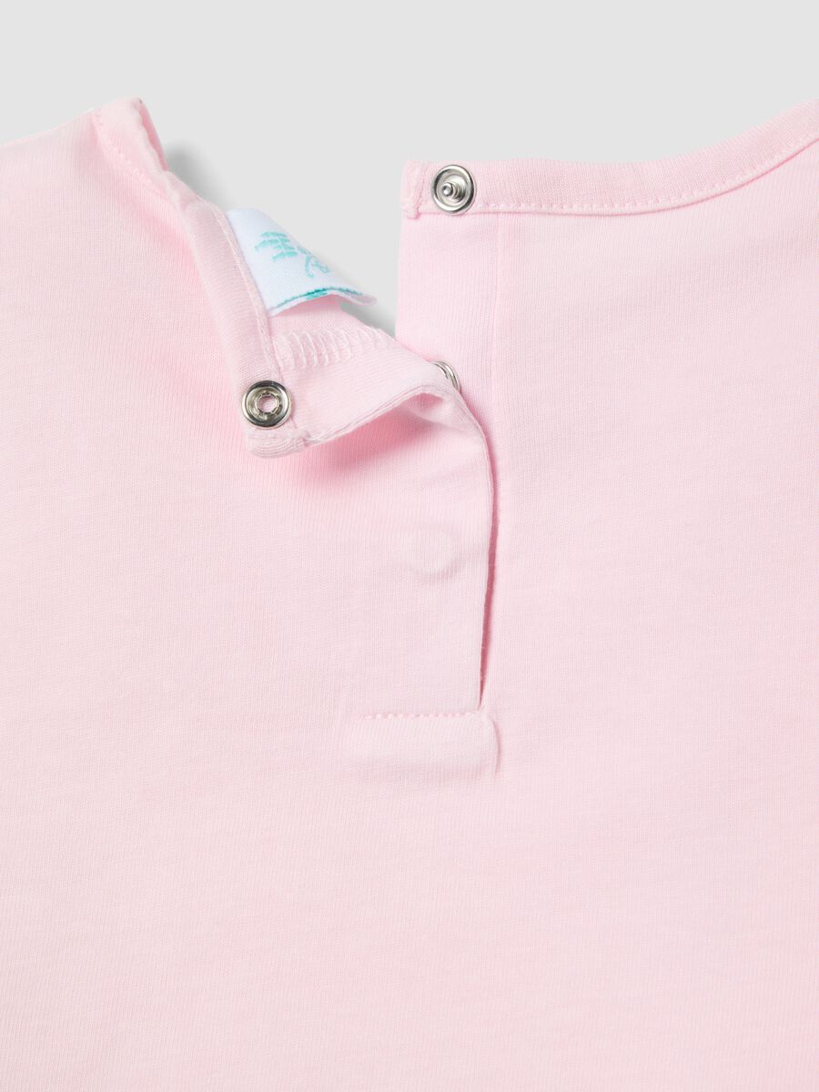 Multicolour pure cotton pyjamas for baby girls, regular fit with Stitch_2