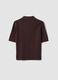 Brauner Polo-Pullover aus Viskosemix, Regular Fit_5