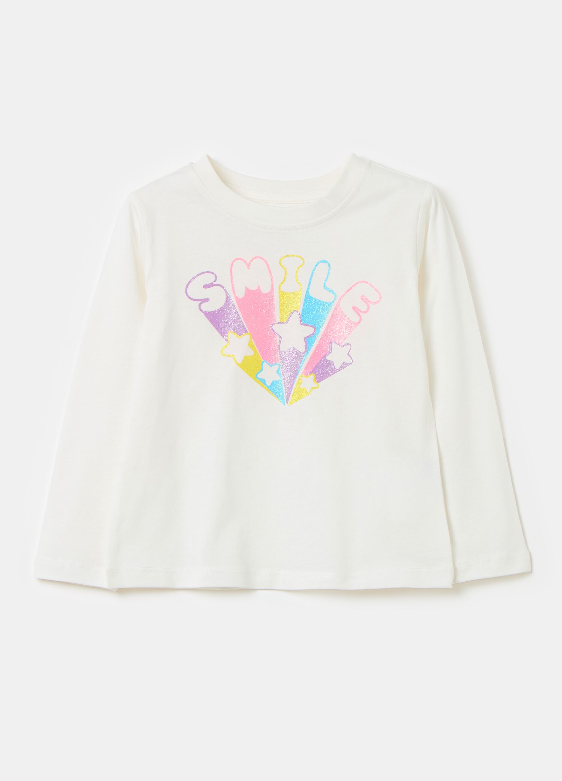 Long-sleeved T-shirt with print