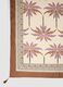 Brown pure cotton pareo with tropical print_7