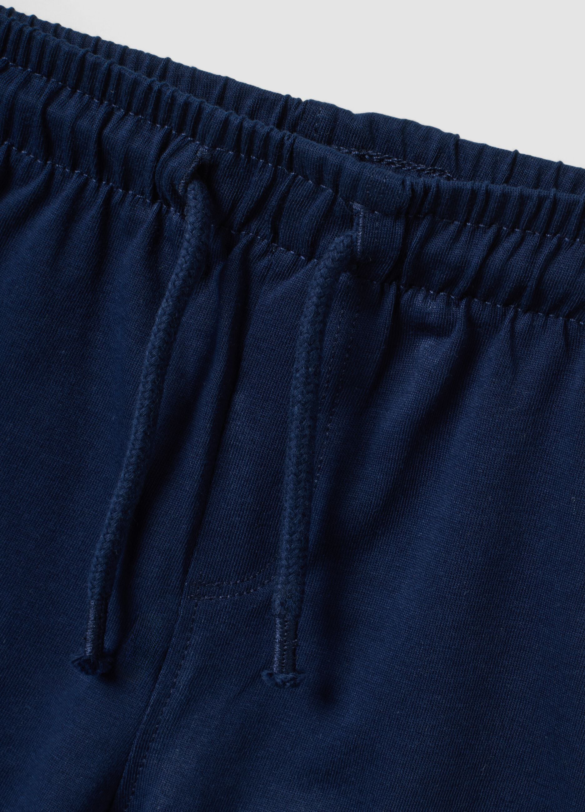 Blue and green pure cotton set for baby boys, regular fit