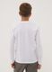 T-shirt blanc gar&ccedil;on en pur coton bio &agrave; col rond avec imprim&eacute; t&ecirc;te de mort_2