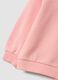 Sweatshirt rosa de gola redonda em mistura de algod&atilde;o e viscose com estrela bordada para beb&eacute; menina_3