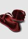 Red Ballet Flats with Strap_2