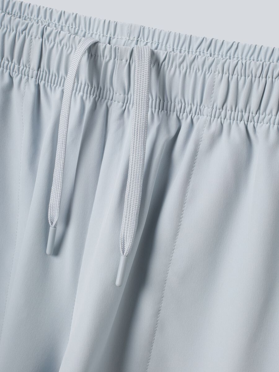 Grey ALTAVIA COURT sports shorts in stretch fabric_6