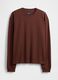 Brown Stretch Long Sleeve Top_3