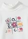 White organic cotton T-shirt with floral print_2
