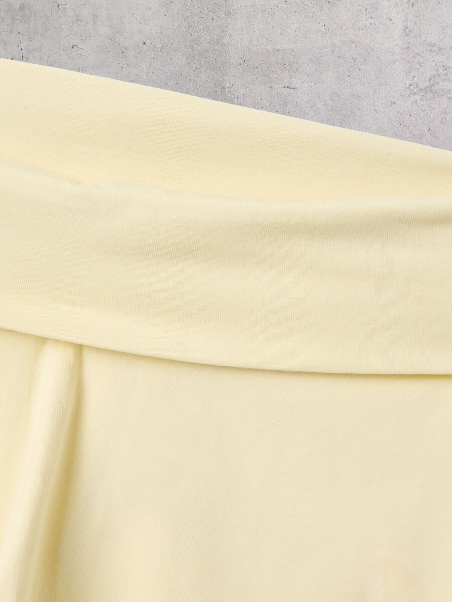 Pastel Yellow Yoga Shorts_7